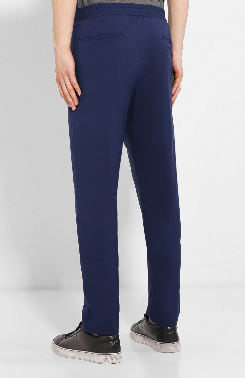 Брюки LORO PIANA темно-синего цвета по цене 218000 руб., арт. FAI7514, фото 4 Брюки LORO PIANA, арт. FAI7514, фото 4