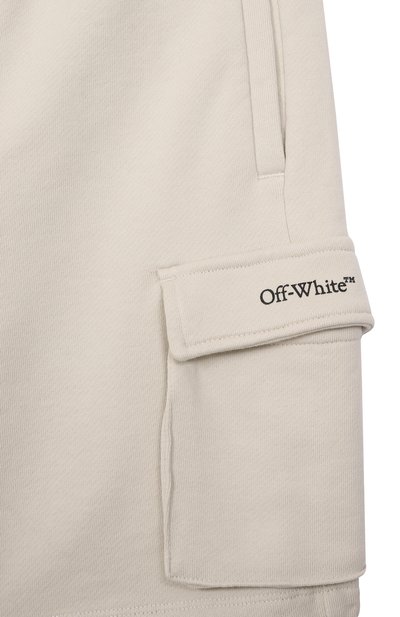 Хлопковые шорты-карго OFF-WHITE, арт. 0BCI005S25FLE001/4-12, фото 3