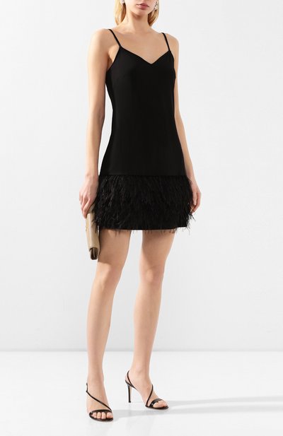 Платье с отделкой перьями MICHAEL MICHAEL KORS, арт. MH98ZBT03G, фото 2