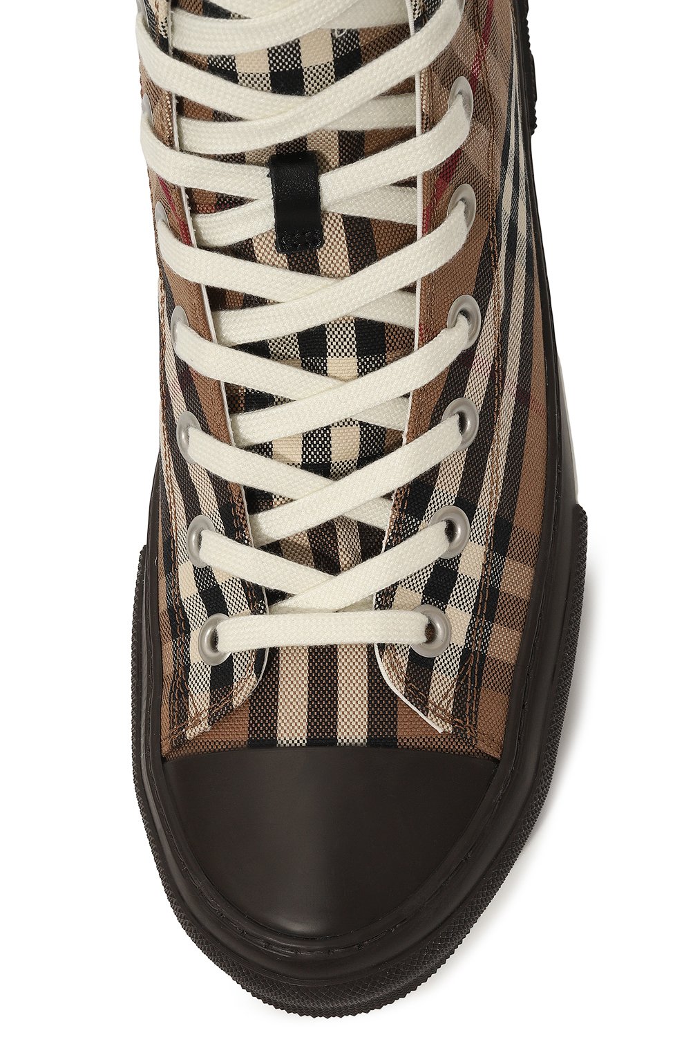 Текстильные кеды BURBERRY, арт. 8055661, фото 6