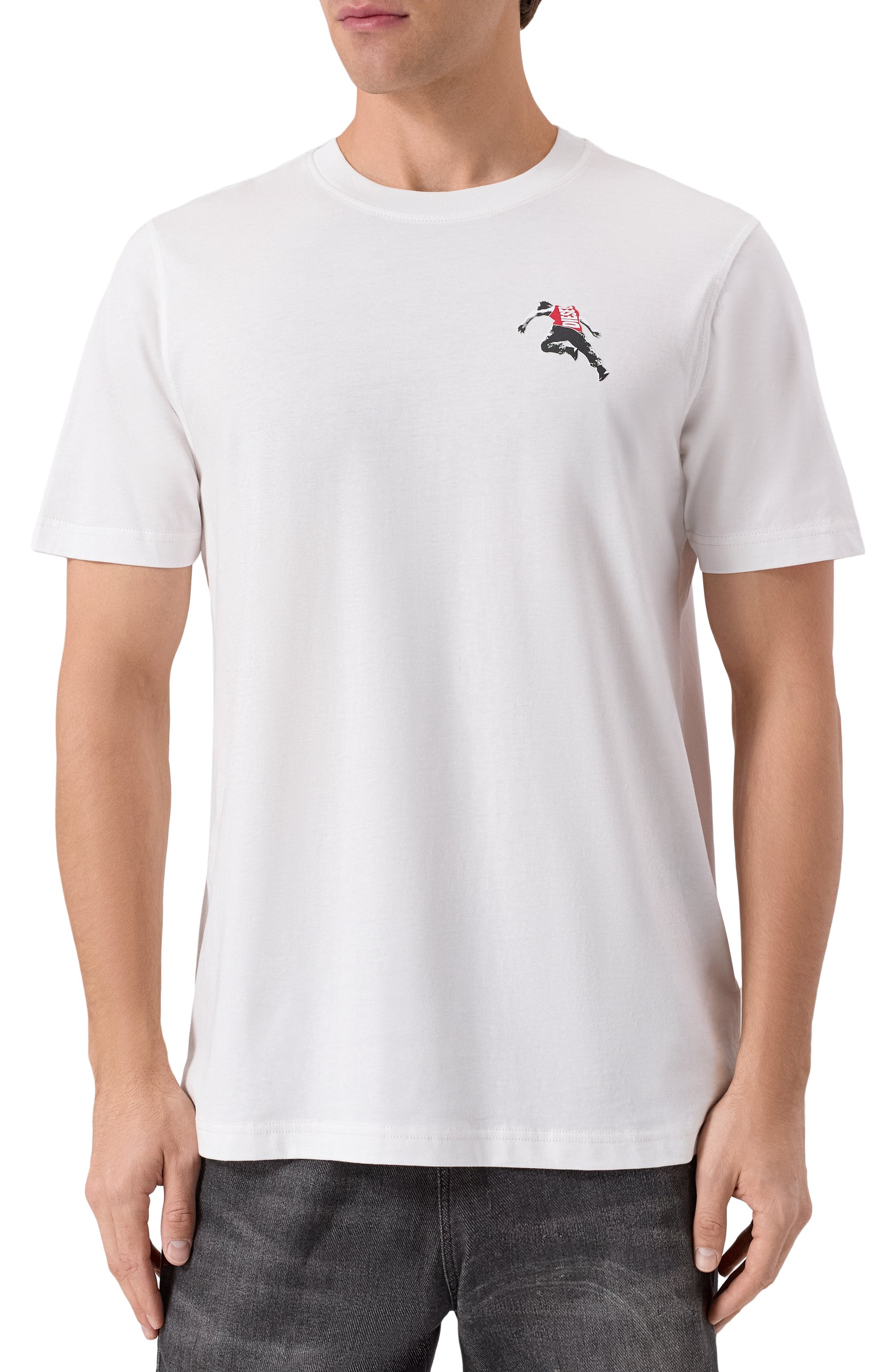 Хлопковая футболка DIESEL, арт. A18668/0QIAM, фото 3