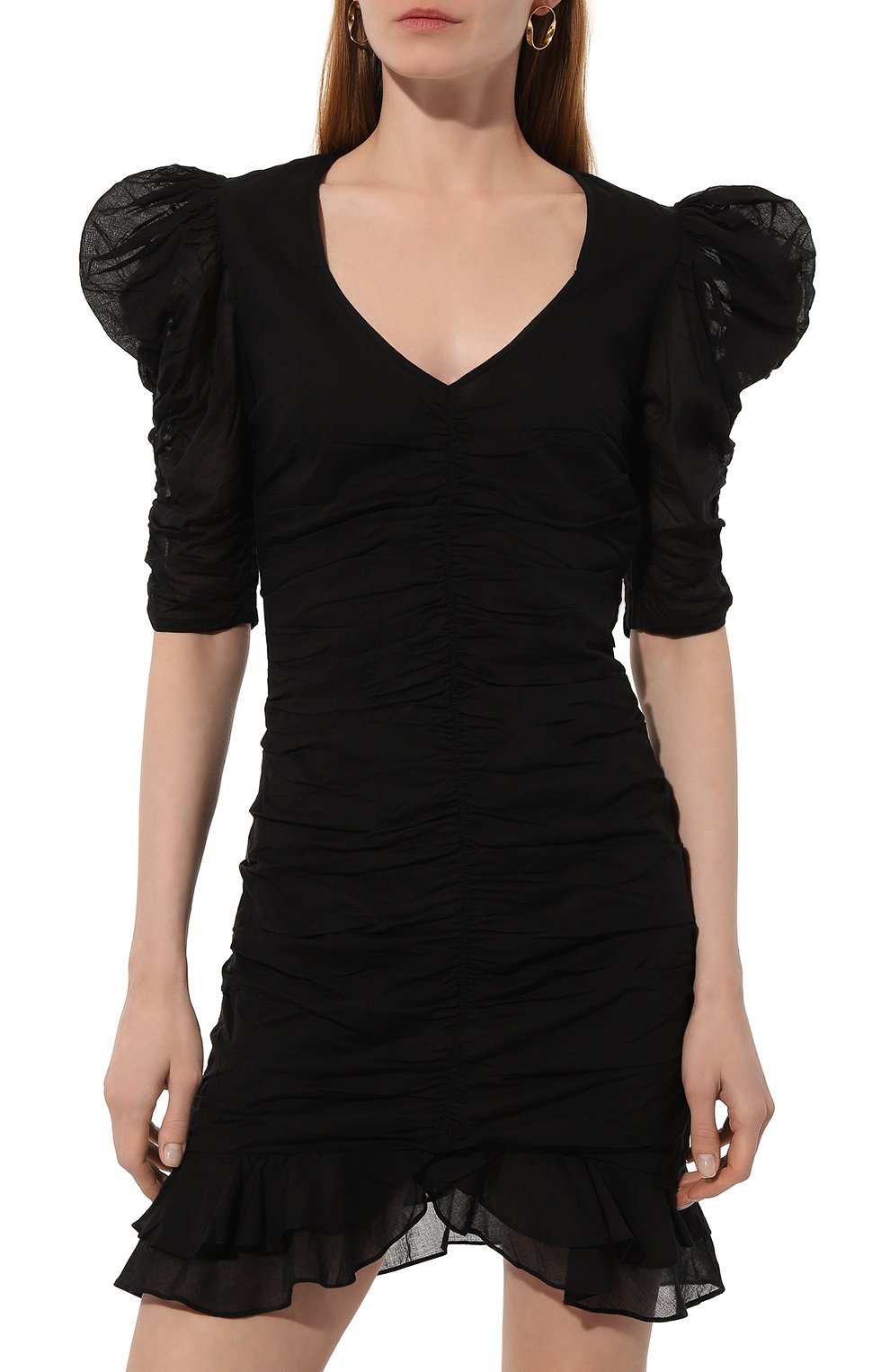 Хлопковое платье ISABEL MARANT ETOILE, арт. R00003FA, фото 3