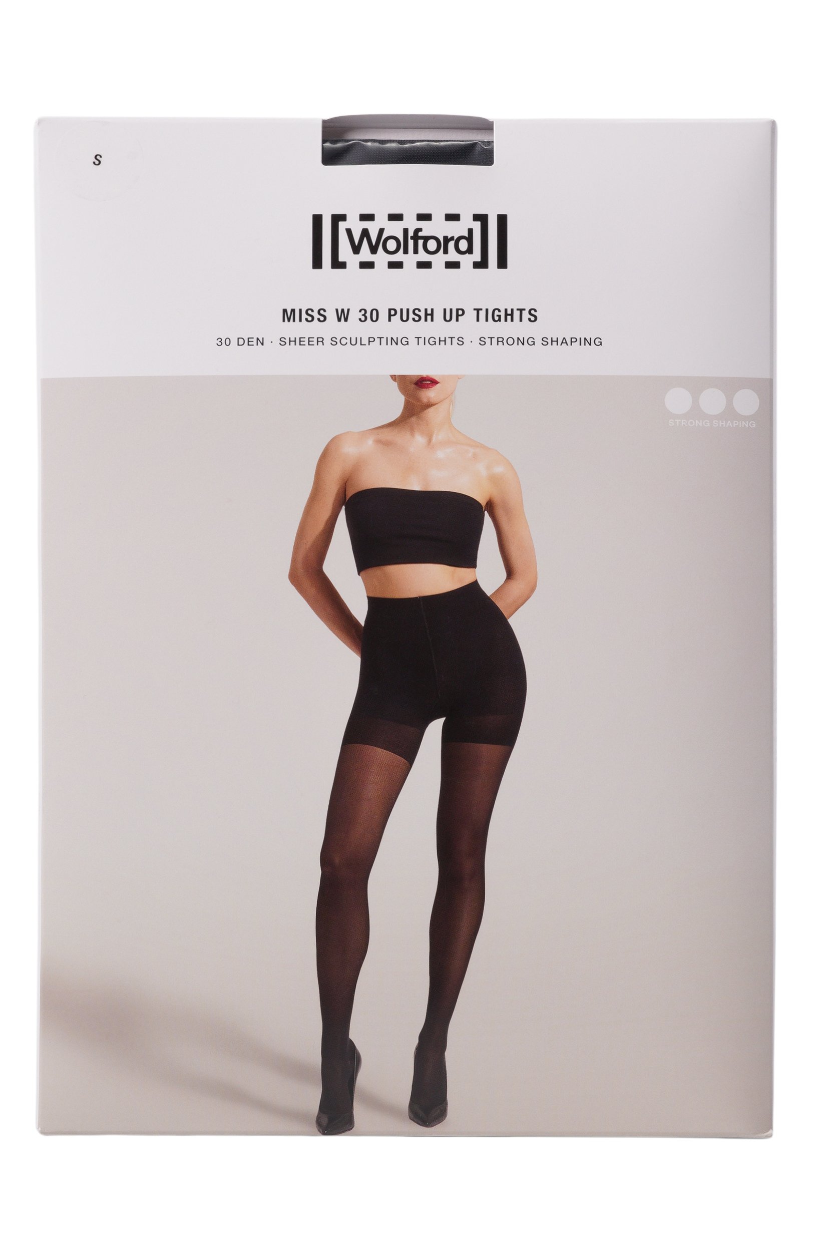 Колготки WOLFORD черного цвета по цене 9800 руб., арт. 17602, фото 1 Колготки WOLFORD, арт. 17602, фото 1