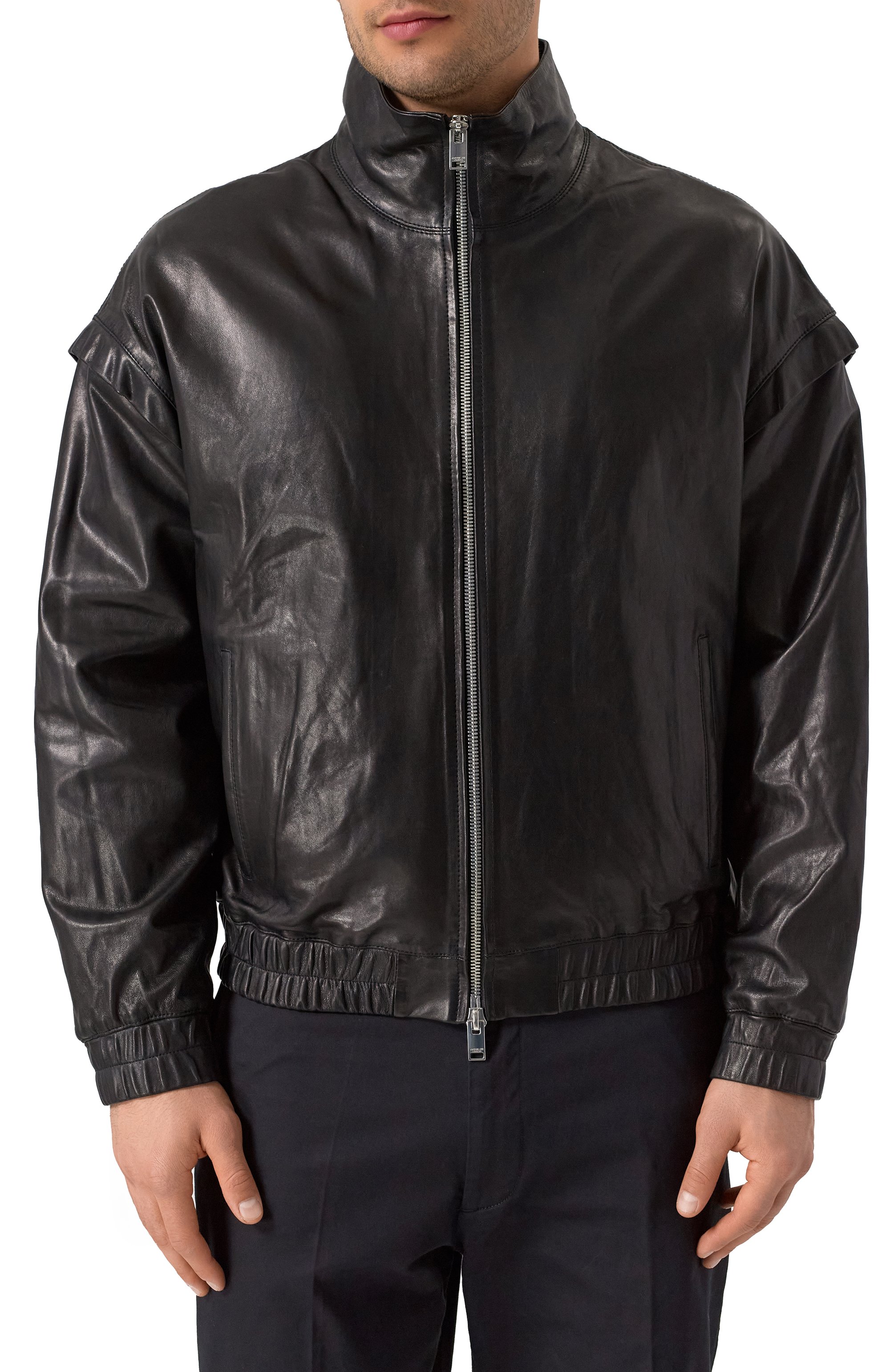 Кожаный бомбер JACOB LEE, арт. MLJ009SS25B, фото 3