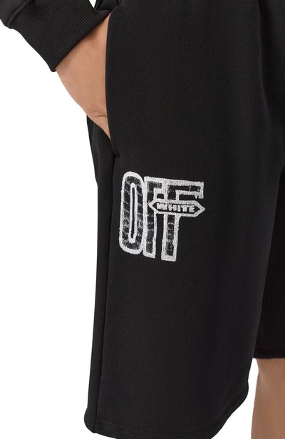 Хлопковые шорты OFF-WHITE, арт. 0MCI013F26FLE0050, фото 5