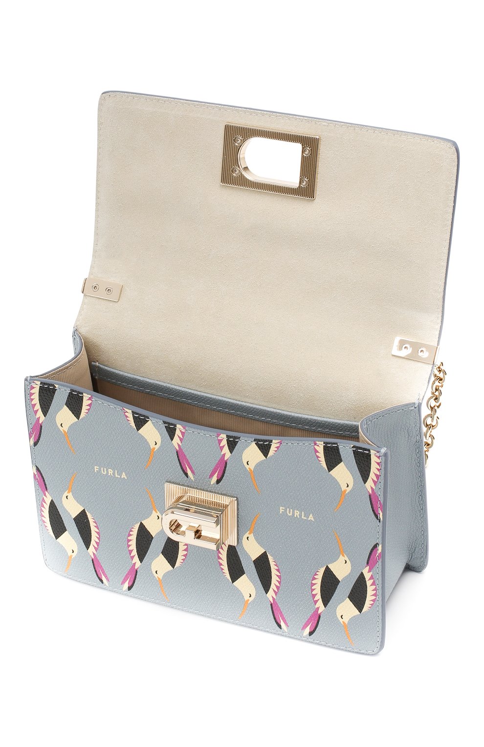 Сумка FURLA голубого цвета по цене 29950 руб., арт. BAFKACO/A.0021, фото 4 Сумка FURLA, арт. BAFKACO/A.0021, фото 4