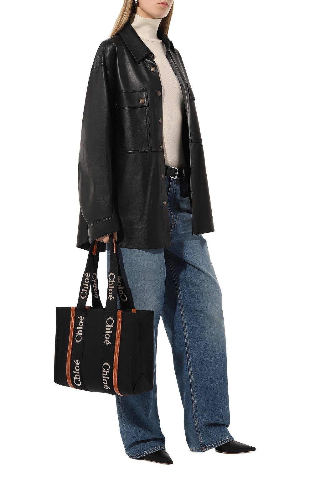 Сумка-тоут woody CHLOÉ, арт. CHC23AS383/L17, фото 7