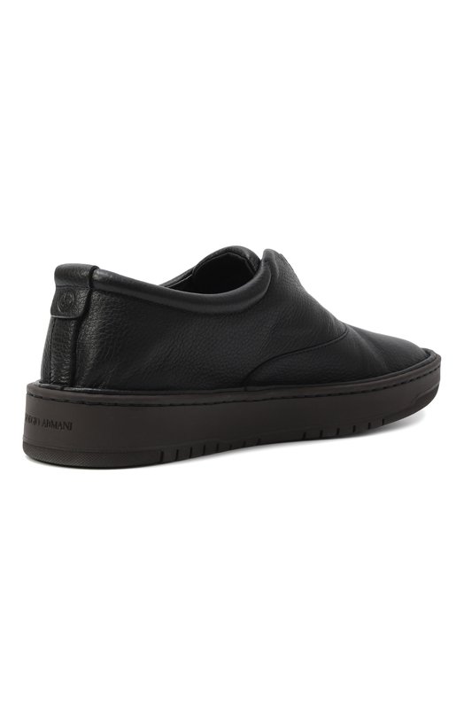 Кожаные кеды Giorgio Armani GM002038/AF19222 Чёрный  GM002038/AF19222 Фото 5