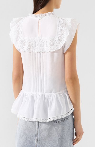 Хлопковый топ ZADIG AND VOLTAIRE, арт. SHCA3501F, фото 4