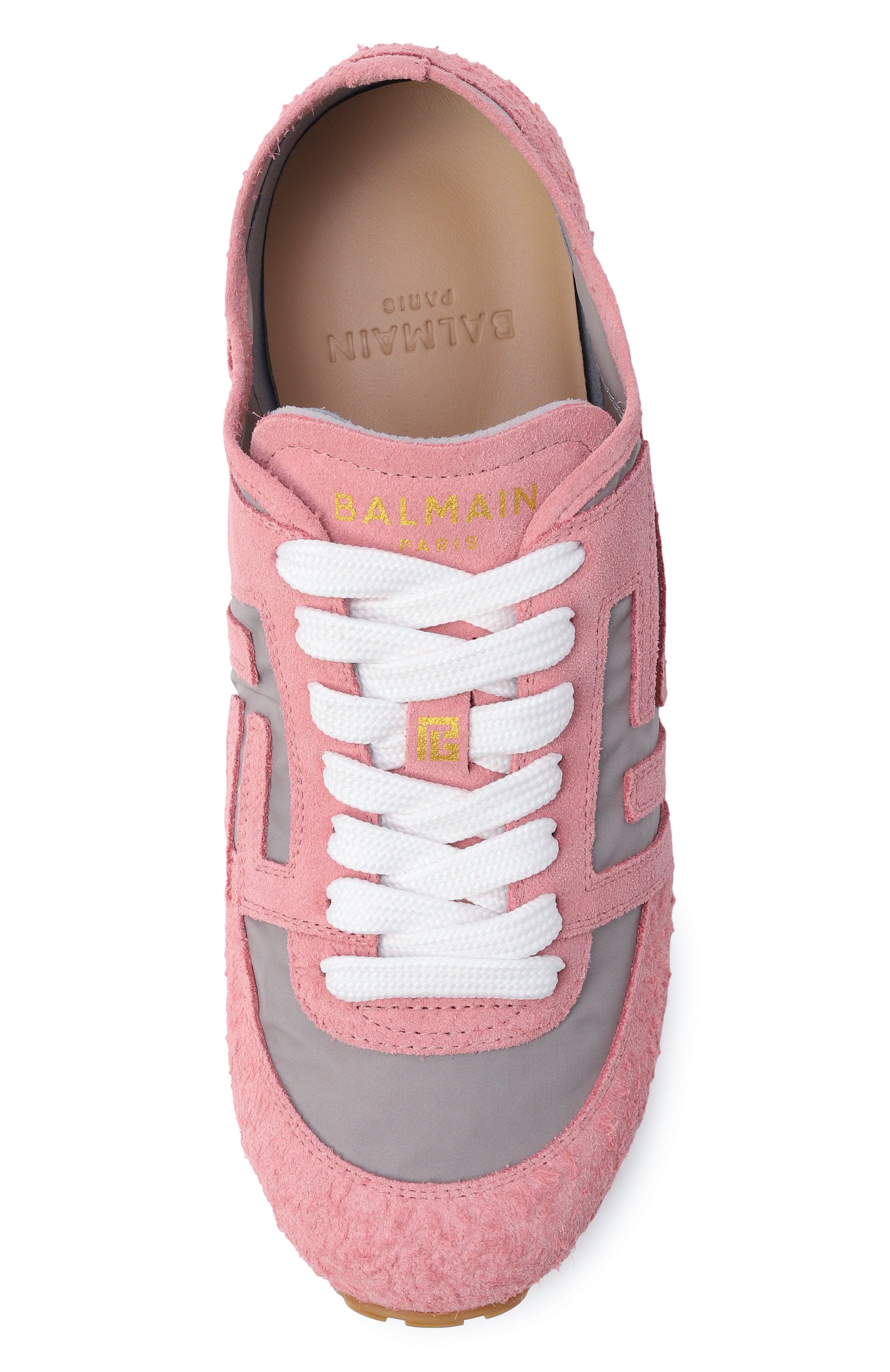 Комбинированные кроссовки racer 45 BALMAIN, арт. GN1VI762/TYHC, фото 6