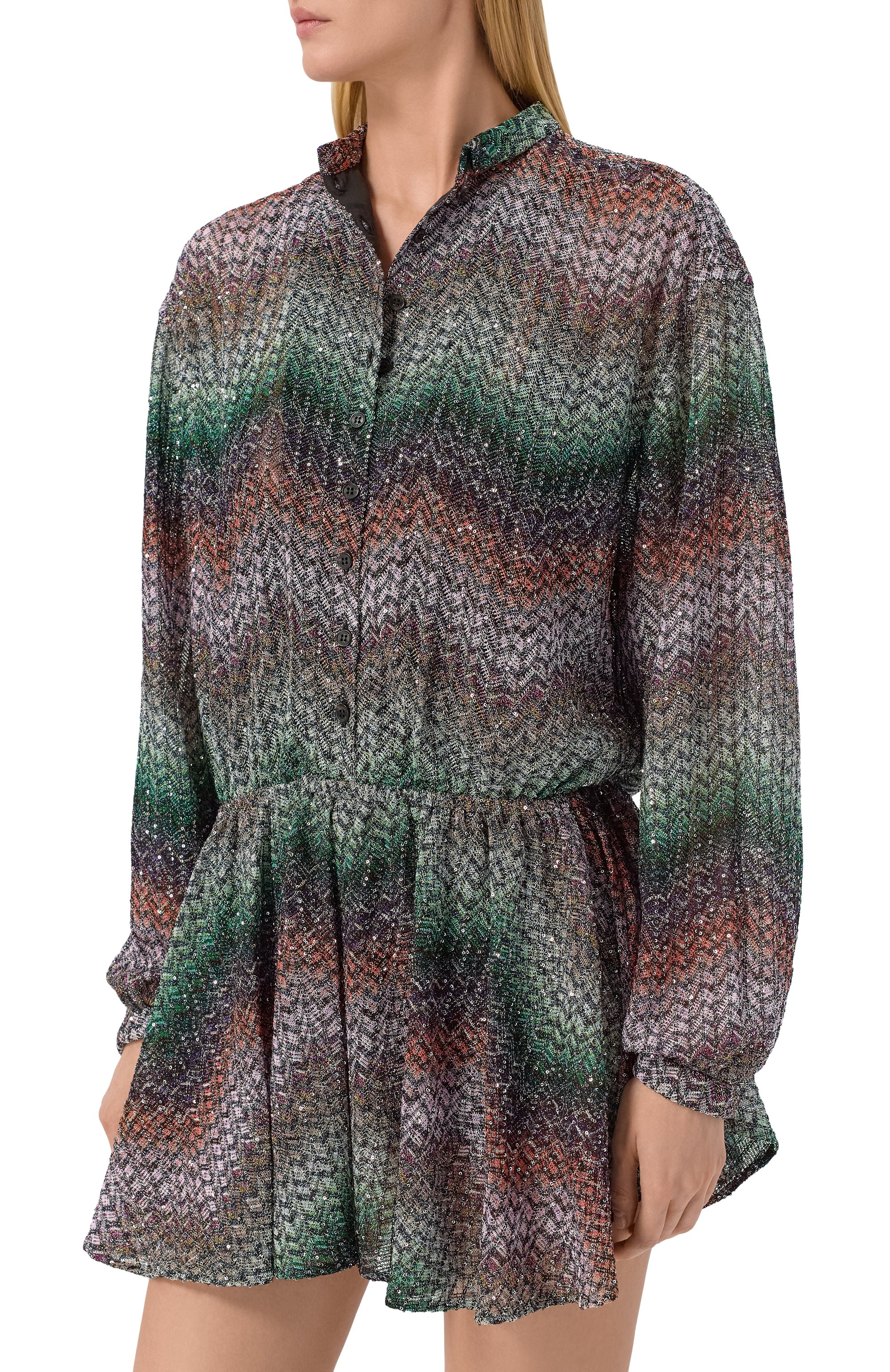 Платье с отделкой пайетками MISSONI, арт. DS26SG2S/BC0065, фото 3