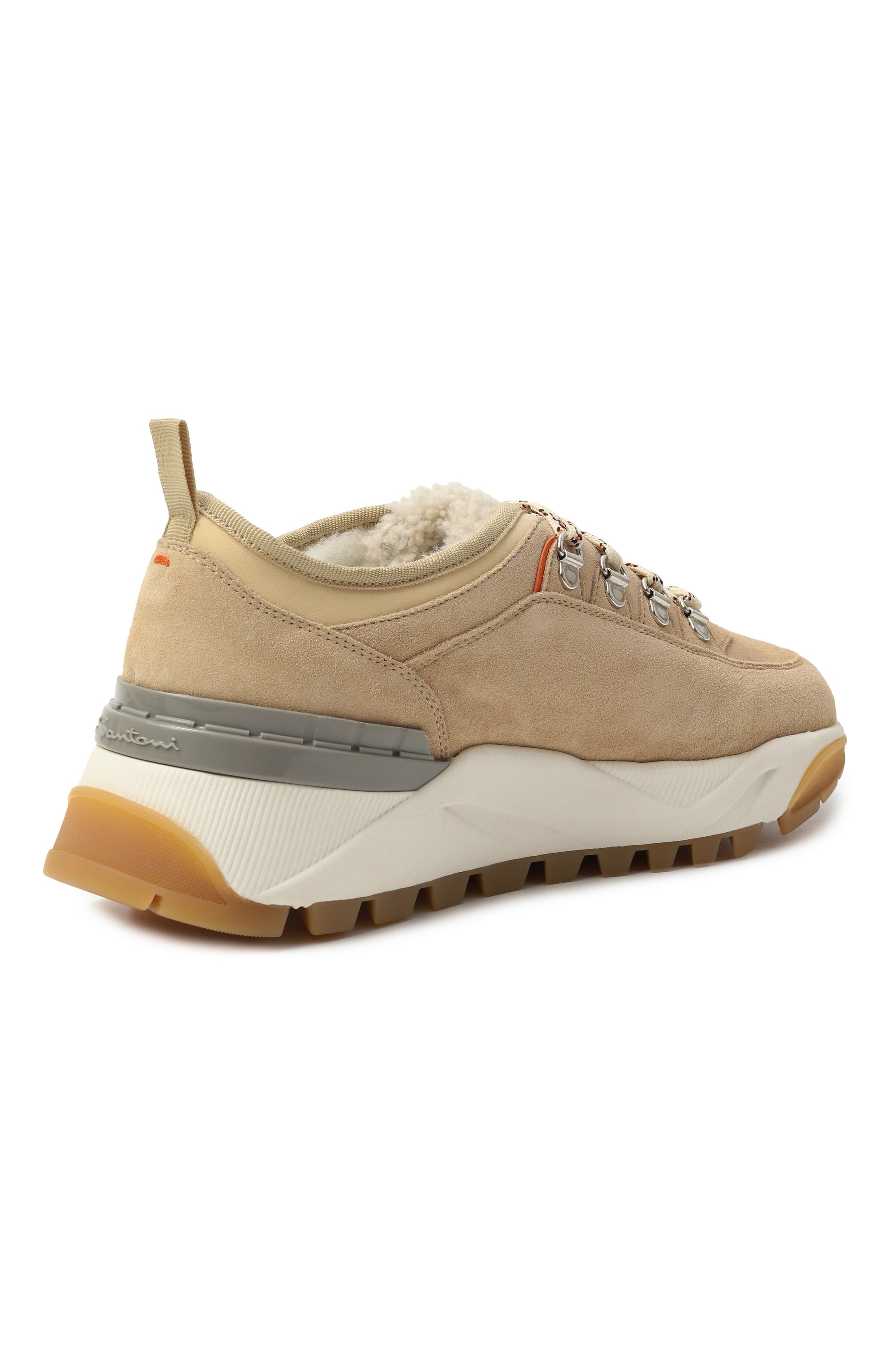 Замшевые кроссовки SANTONI, арт. WBIG61432BTGPN0Y, фото 5