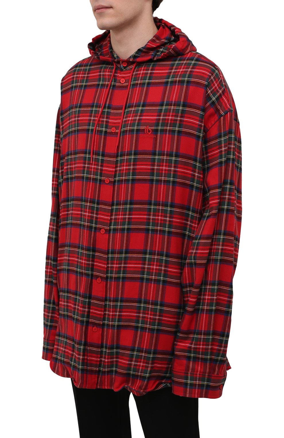 Хлопковая рубашка BALENCIAGA, арт. 681003/TLM19, фото 3