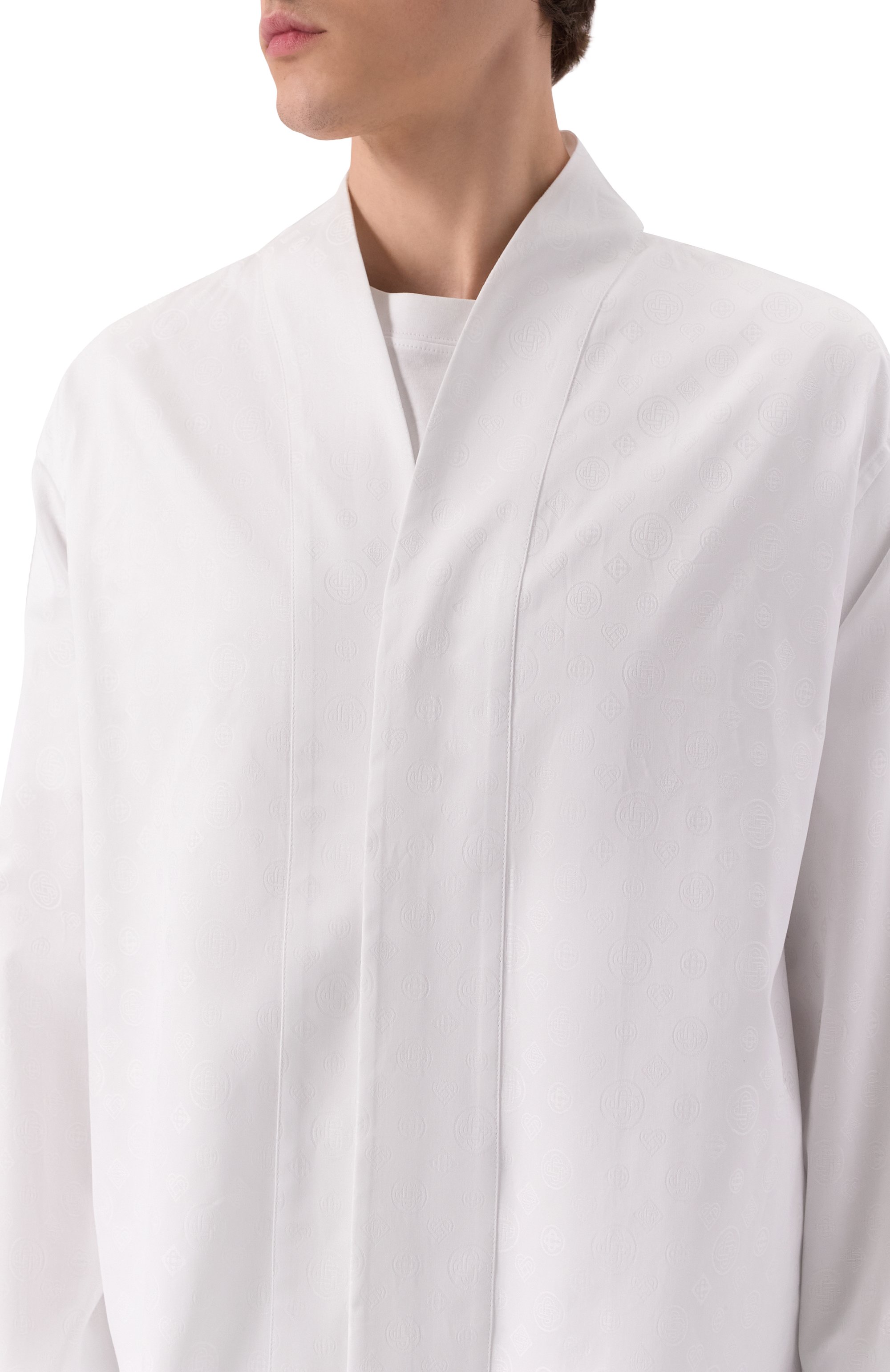 Хлопковая рубашка CASABLANCA, арт. M-AW25-SH-231-01, фото 5