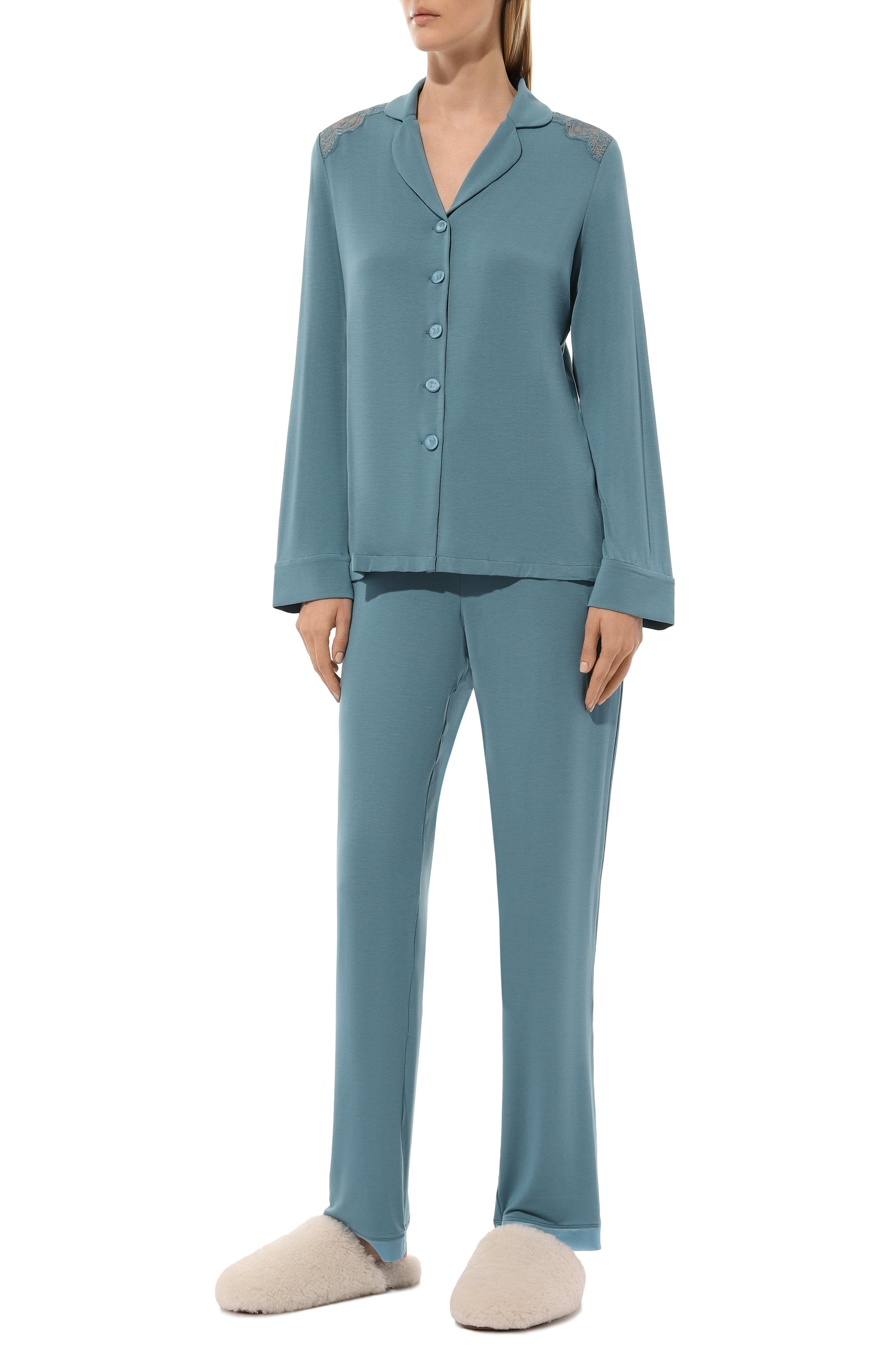 Пижама I.D. SARRIERI голубого цвета по цене 66140 руб., арт. L9574, фото 2 Пижама I.D. SARRIERI, арт. L9574, фото 2