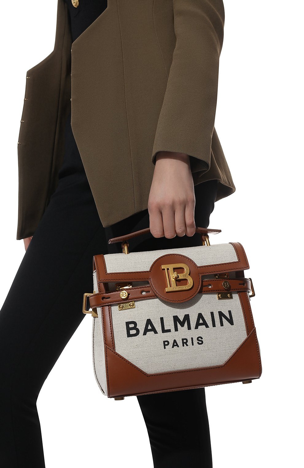 Сумка buzz 23 BALMAIN коричневого цвета по цене 175000 руб., арт. XN1DB530/TCFN, фото 2 Сумка buzz 23 BALMAIN, арт. XN1DB530/TCFN, фото 2