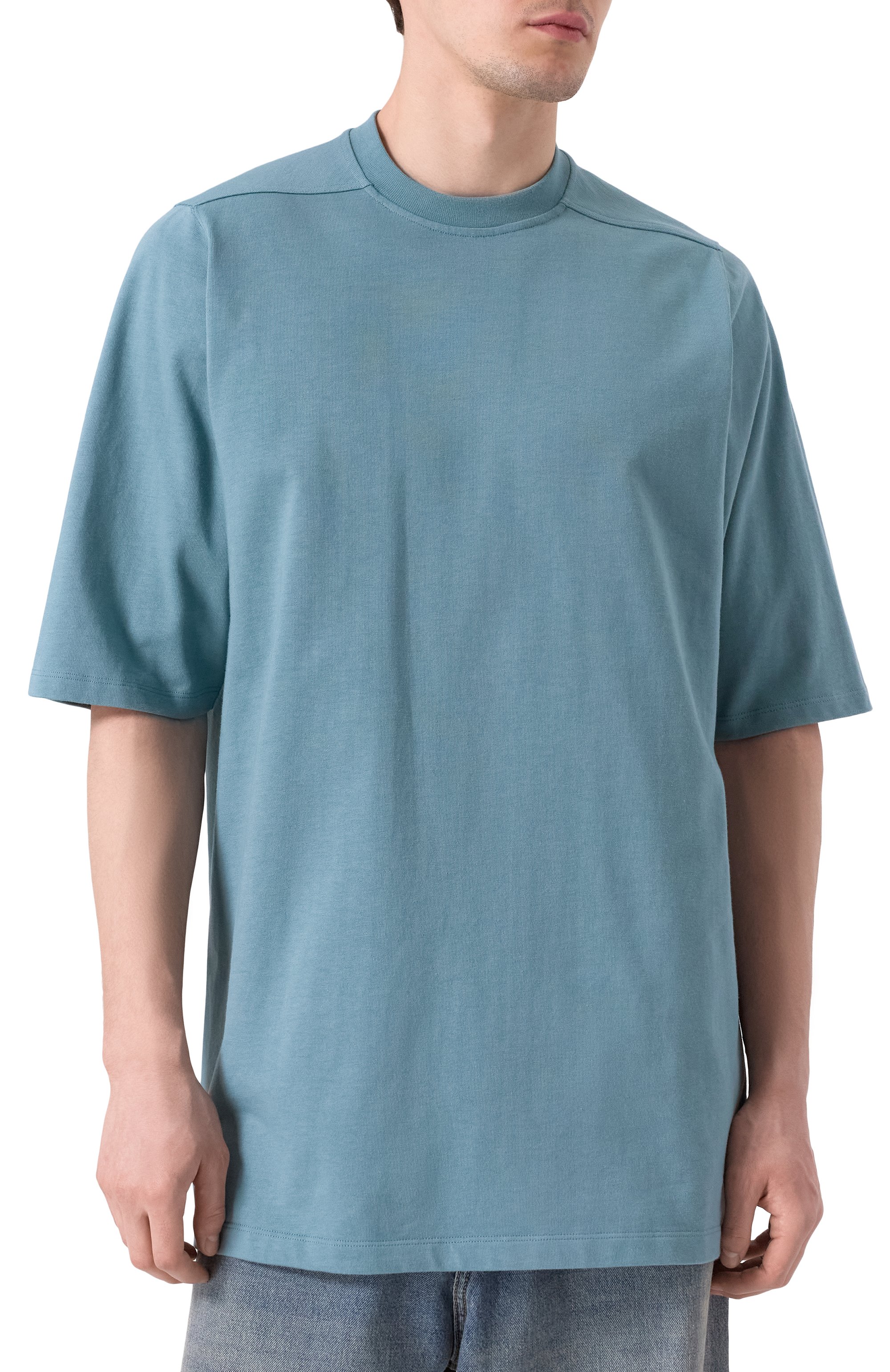 Хлопковая футболка RICK OWENS, арт. RU01E5249/BA, фото 3