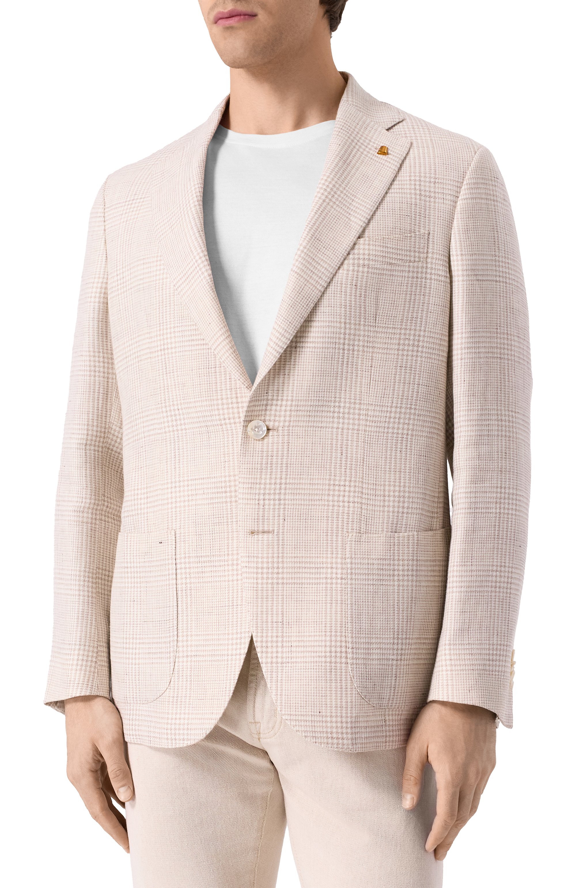 Пиджак изо льна и шерсти SARTORIA LATORRE, арт. EF74/QH0303, фото 5