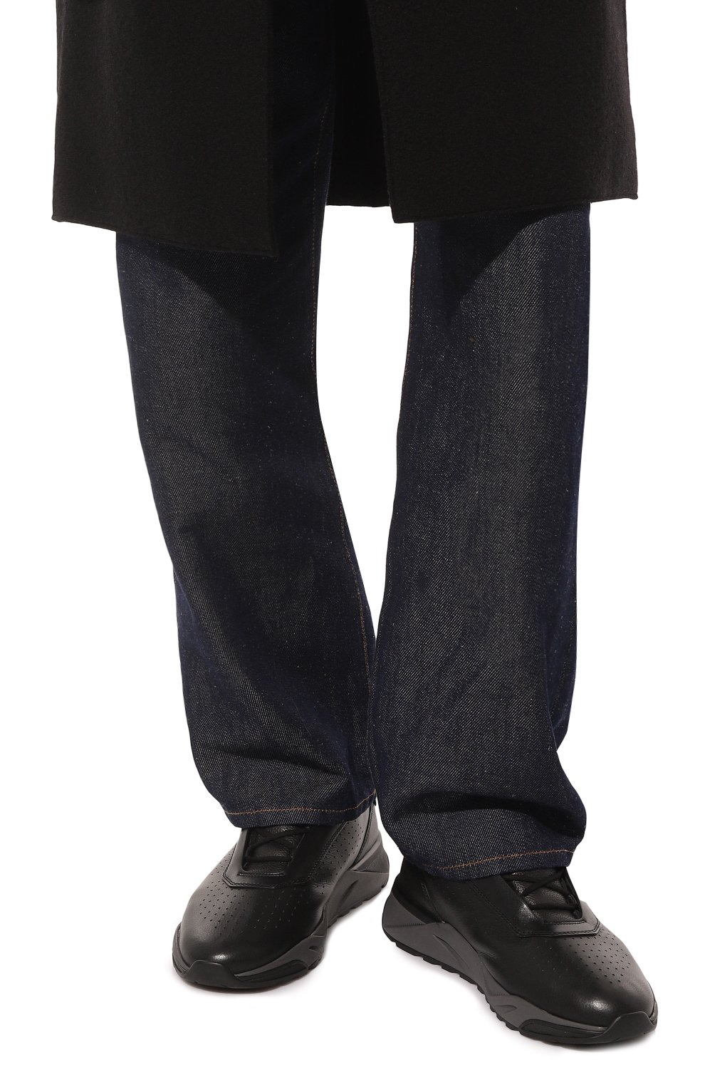 Кожаные кроссовки innova SANTONI, арт. MBIM21783ANEPSU6, фото 3