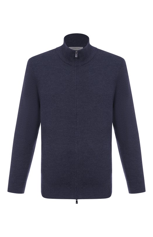 Шерстяной кардиган Corneliani 26M585-2625121 Синий 26M585-2625121