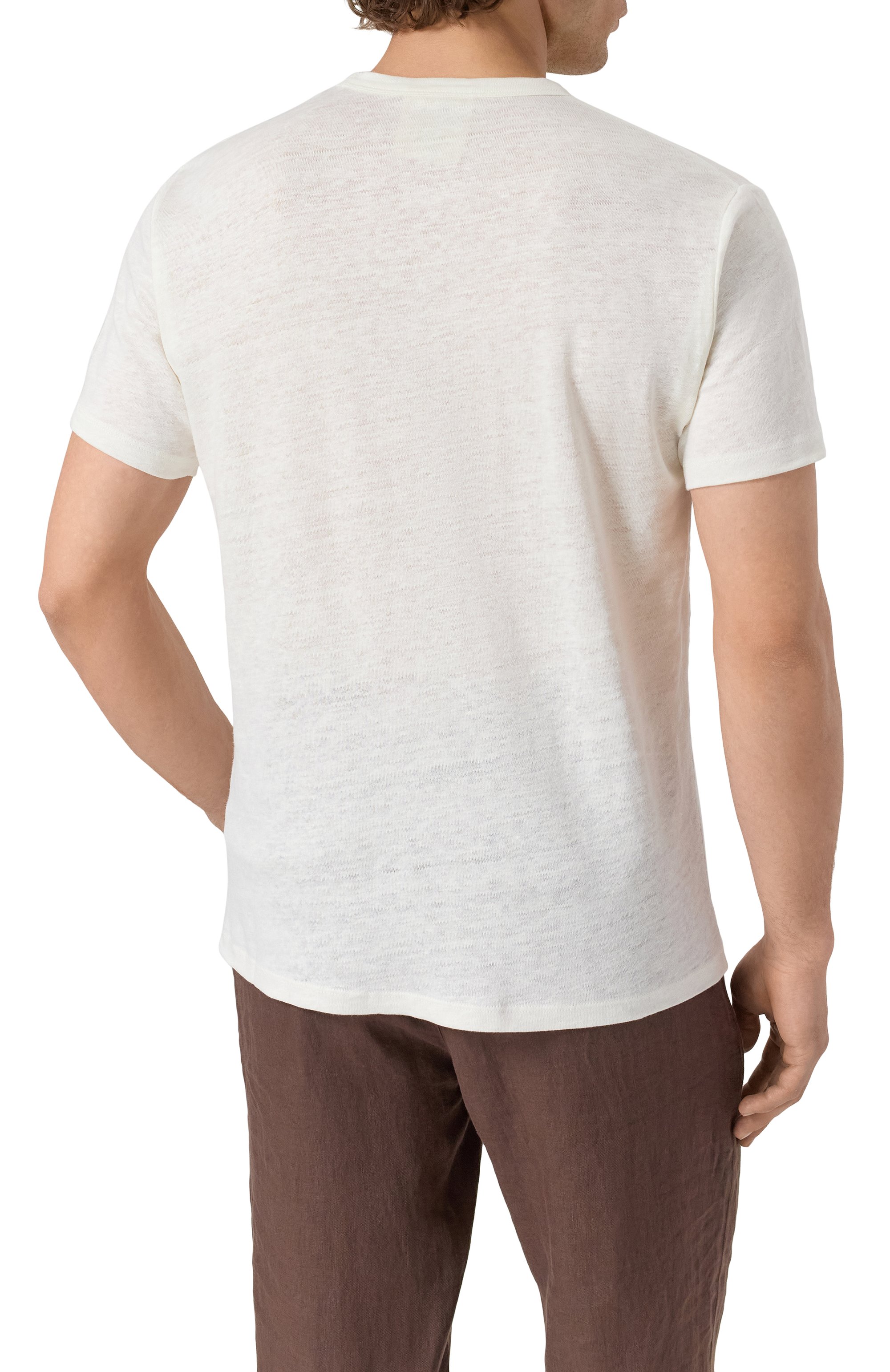 Льняная футболка MC2 SAINT BARTH, арт. STBM ECSTASEA/00032H, фото 4