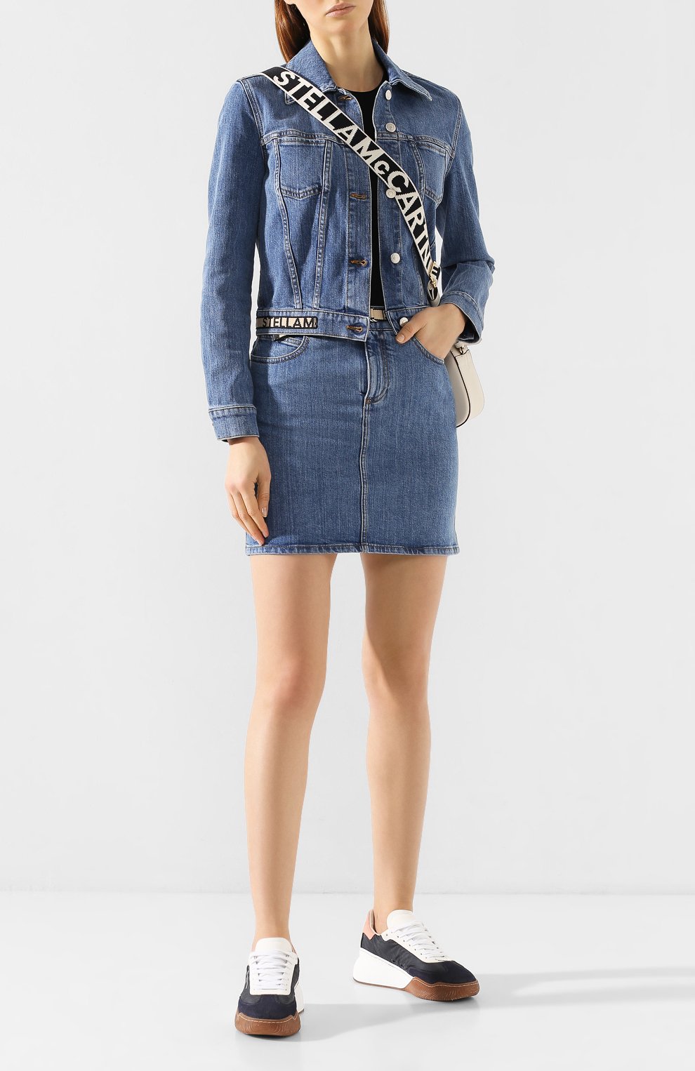 Джинсовая куртка STELLA MCCARTNEY синего цвета по цене 75550 руб., арт. 600260/SNH59, фото 2 Джинсовая куртка STELLA MCCARTNEY, арт. 600260/SNH59, фото 2