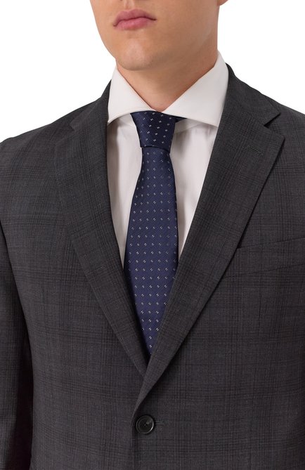 Мужской шелковый галстук CANALI, арт. 96/HJ04388