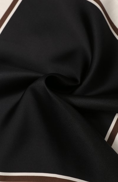 Шелковый платок TOM FORD черного цвета по цене 19050 руб., арт. 4TF90/TF312, фото 2 Шелковый платок TOM FORD, арт. 4TF90/TF312, фото 2