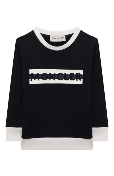 Хлопковый костюм MONCLER темно-синего цвета по цене 31000 руб., арт. G2-951-8M770-20-80996, фото 2 Хлопковый костюм MONCLER, арт. G2-951-8M770-20-80996, фото 2