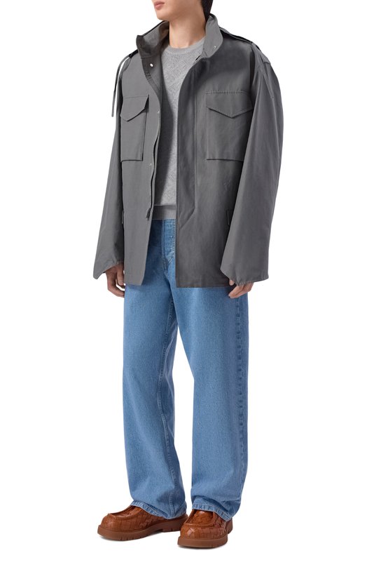 Кожаные ботинки Haddock Bottega Veneta 776576/V2WT2 Коричневый  776576/V2WT2 Фото 2