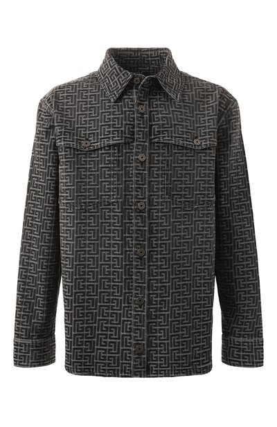 Мужская джинсовая рубашка BALMAIN, арт. BH1HC088/DD68