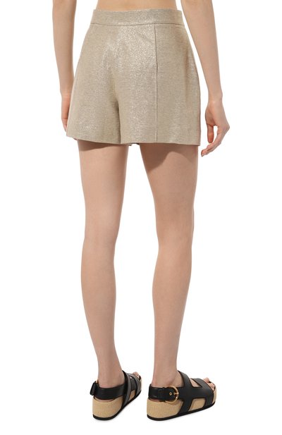 Шорты изо льна и хлопка BRUNELLO CUCINELLI, арт. ML947B1364, фото 4