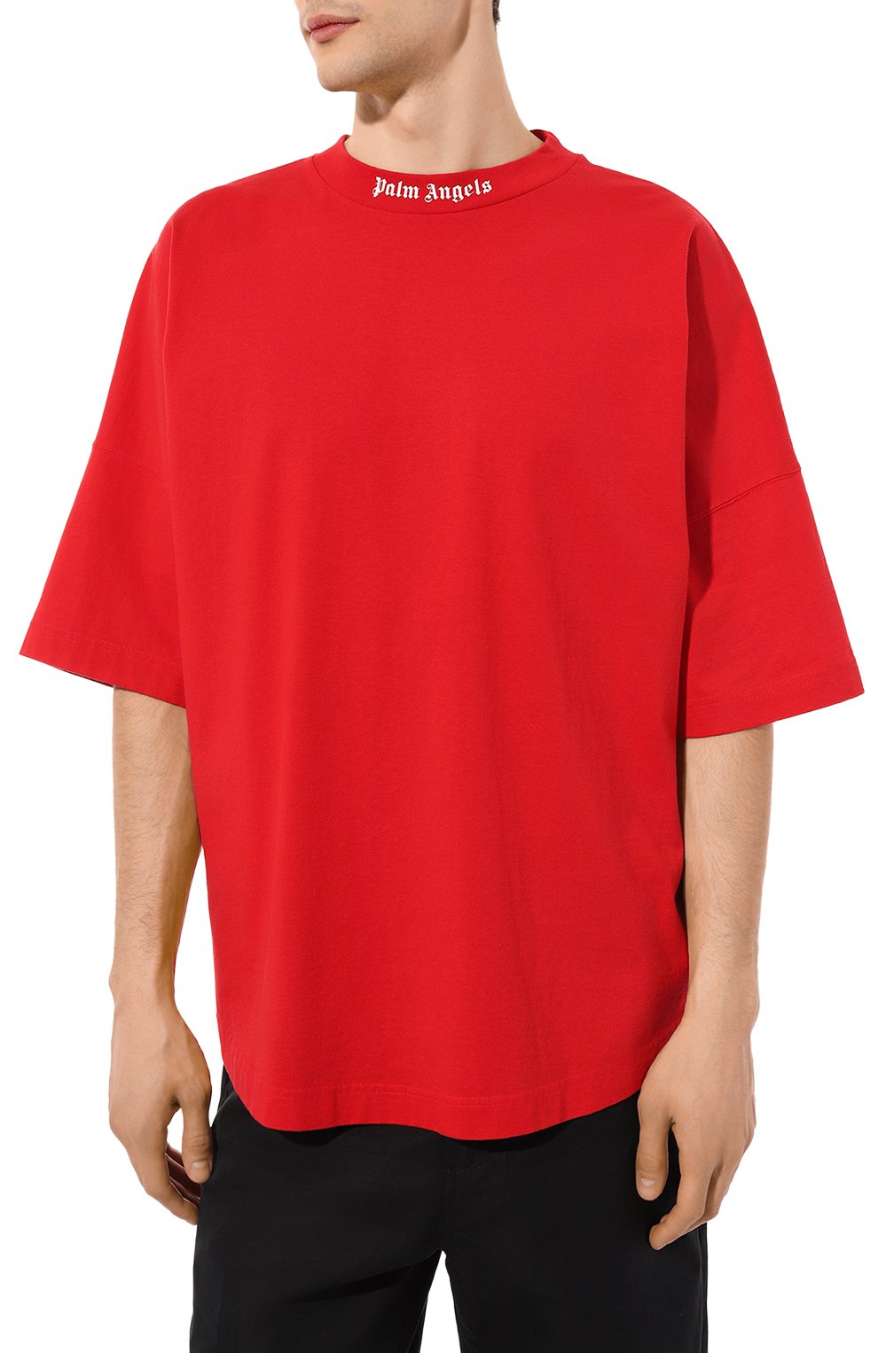 Хлопковая футболка PALM ANGELS, арт. PMAA002C99JER0062501, фото 3
