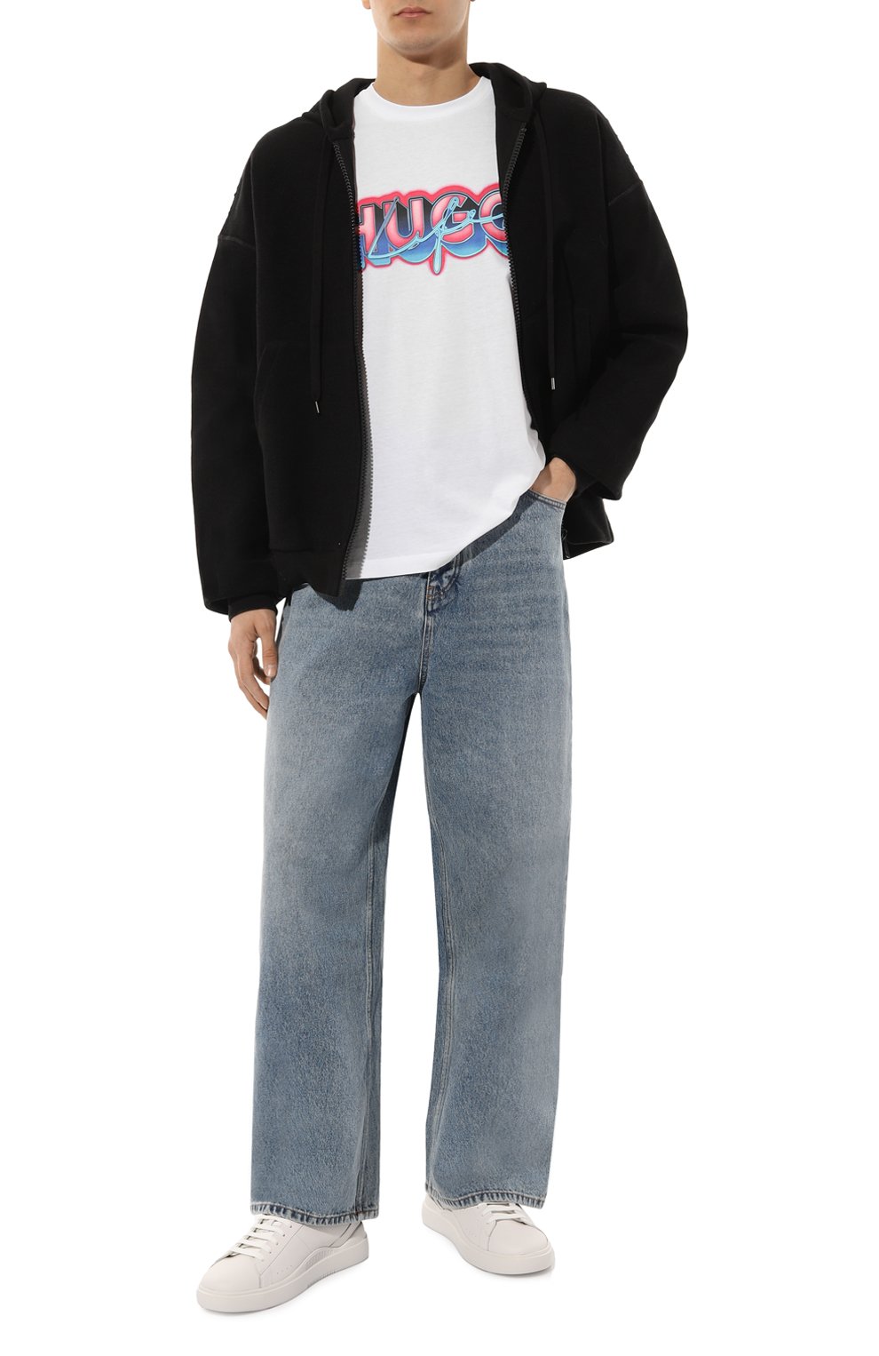 Хлопковая футболка HUGO, арт. 50515278, фото 2