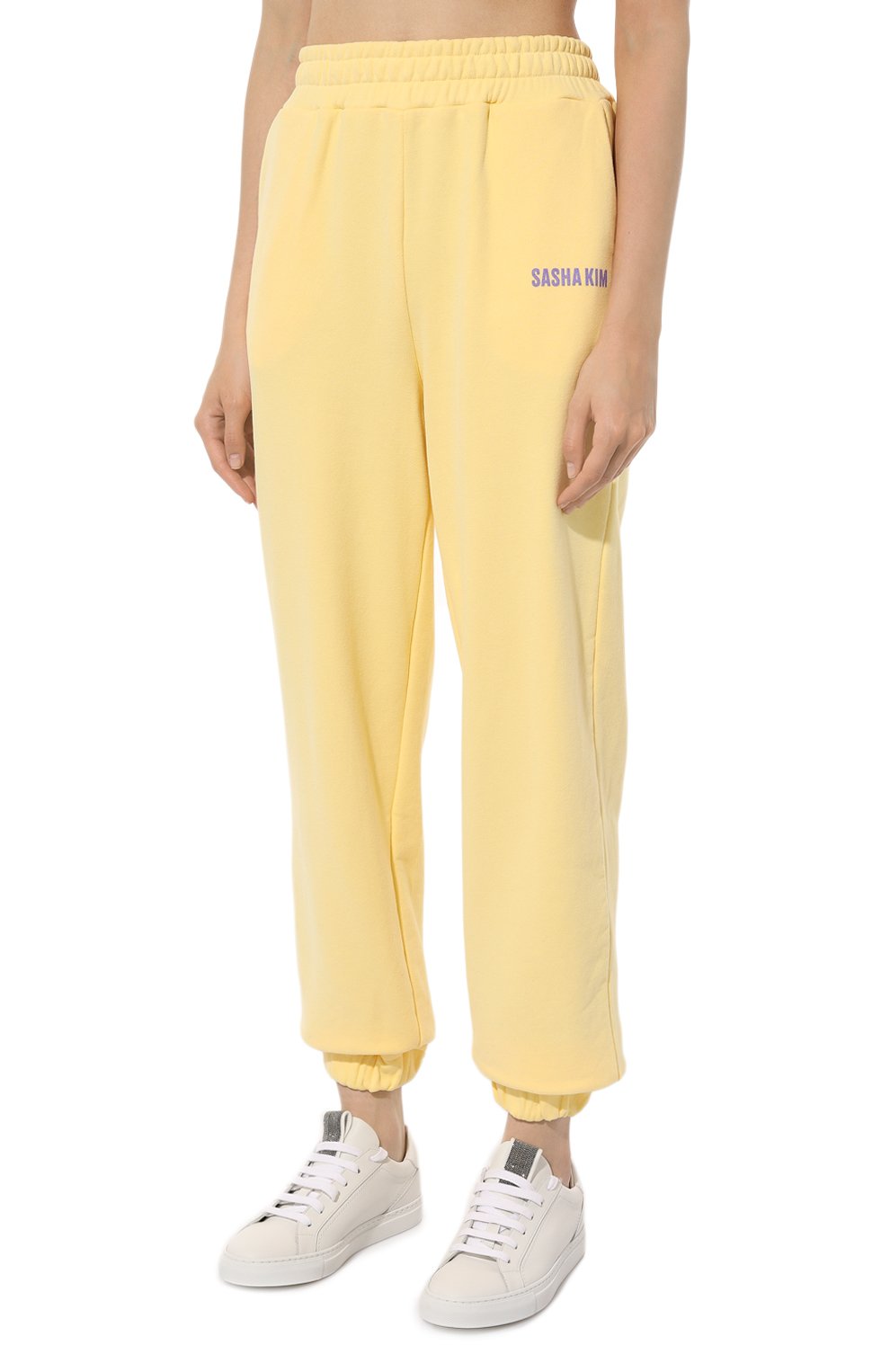 Хлопковый костюм SASHA KIM желтого цвета по цене 26320 руб., арт. УТ-00000566, фото 5 Хлопковый костюм SASHA KIM, арт. УТ-00000566, фото 5