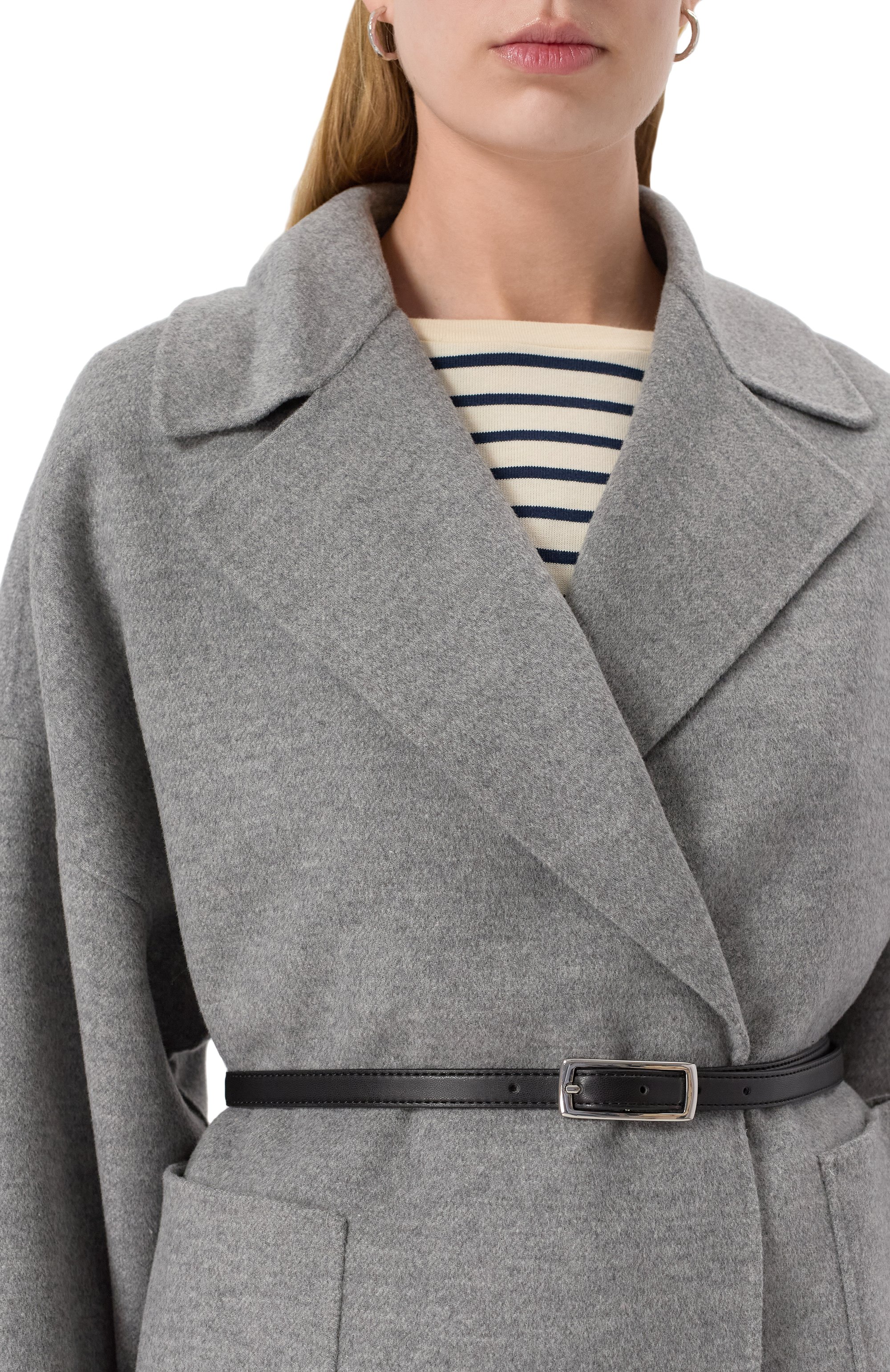 Полупальто из шерсти и кашемира MAX MARA STUDIO, арт. BLASY, фото 5