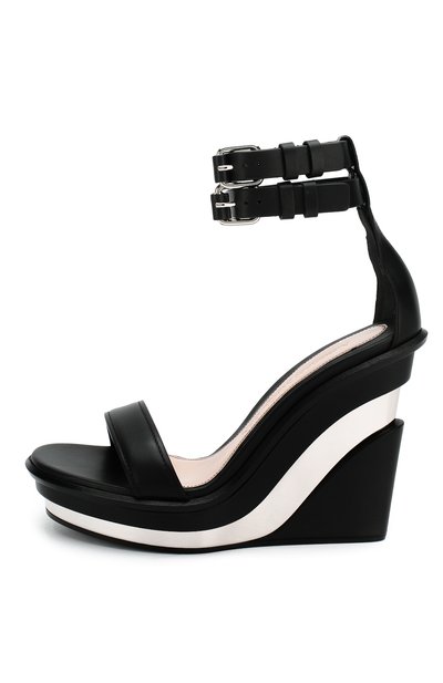 Кожаные босоножки ALEXANDER MCQUEEN, арт. 611709/WHXN1, фото 3