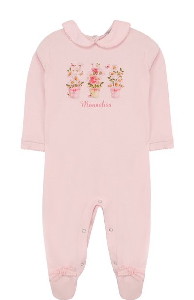 Хлопковый комбинезон с принтом MONNALISA, арт. 351210P3, фото 1