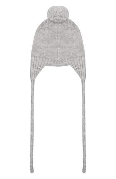 Шерстяная шапка BABY T серого цвета по цене 4995 руб., арт. 20AI164CU, фото 2 Шерстяная шапка BABY T, арт. 20AI164CU, фото 2