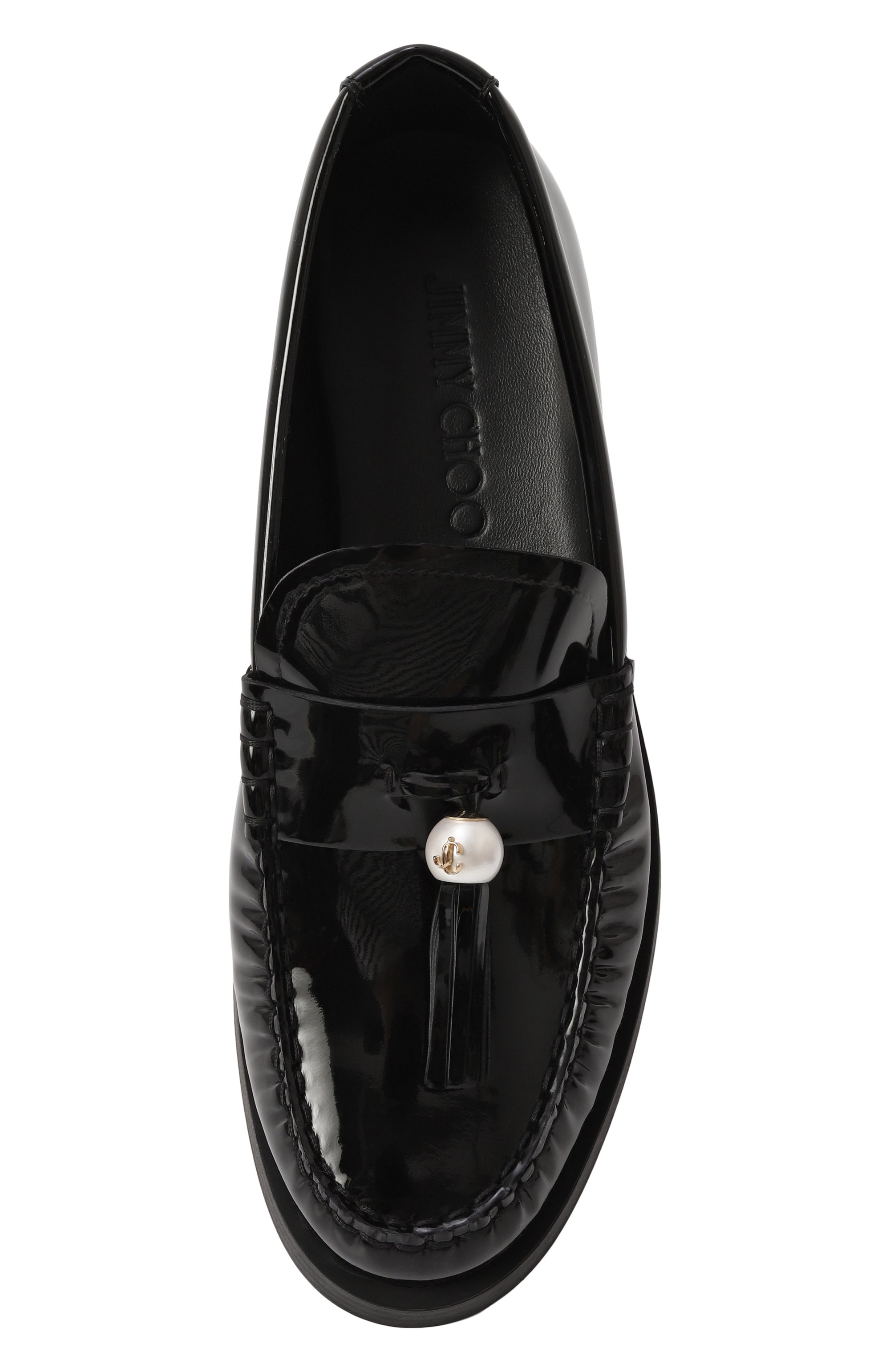 Кожаные лоферы addie JIMMY CHOO, арт. ADDIE/PEARL/PAT, фото 6