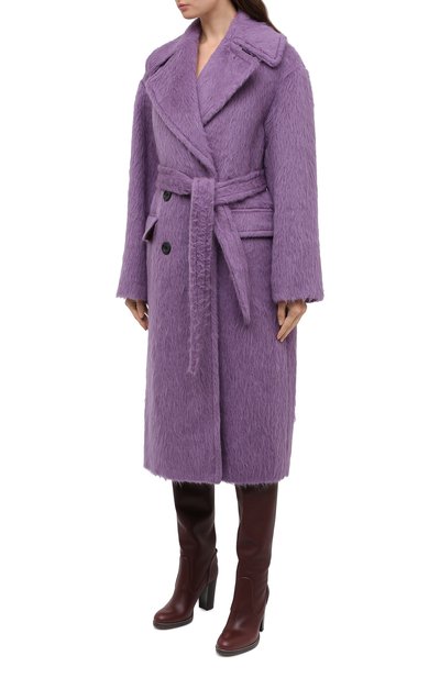 Шерстяное пальто DRIES VAN NOTEN, арт. 202-10260-1261, фото 4