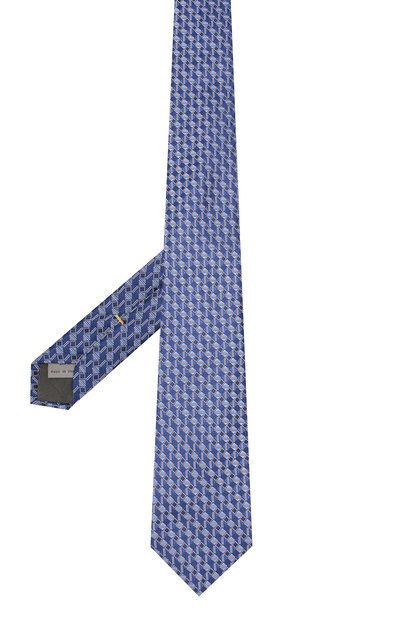 Шелковый галстук CANALI синего цвета по цене 8995 руб., арт. 18/HJ02034, фото 2 Шелковый галстук CANALI, арт. 18/HJ02034, фото 2