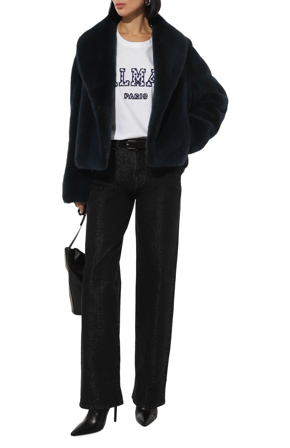 Хлопковая футболка BALMAIN, арт. DF0EF010/BC83, фото 2