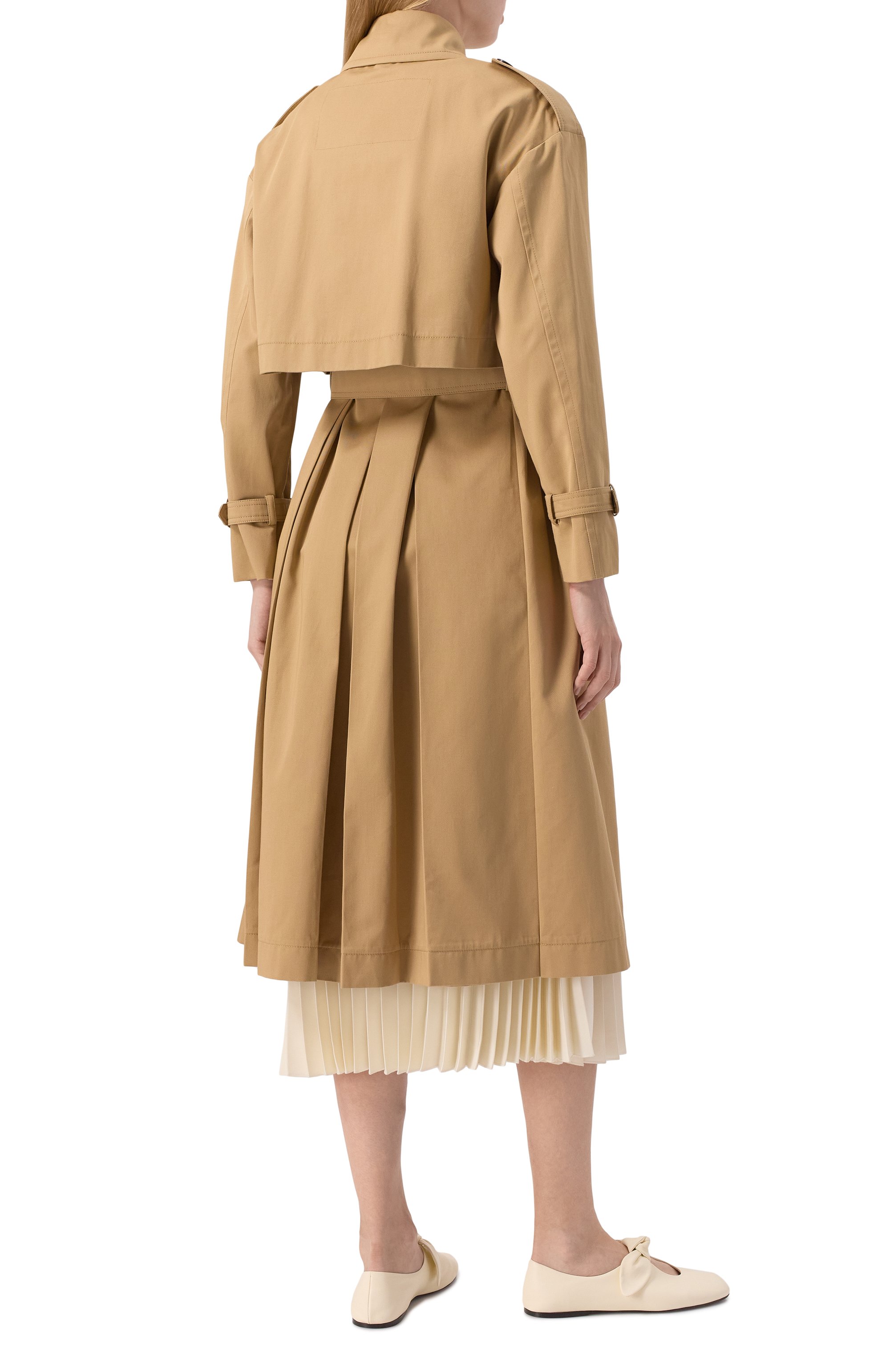 Хлопковый тренч WEEKEND MAX MARA, арт. VIVETTA, фото 4