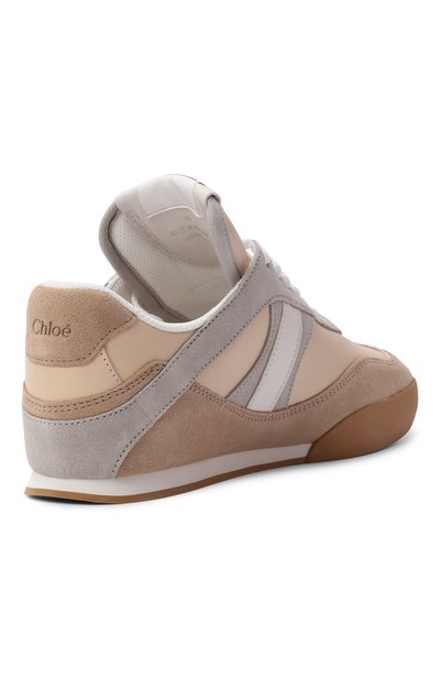 Кожаные кеды chloé kick CHLOÉ, арт. CH25W07IVE, фото 5