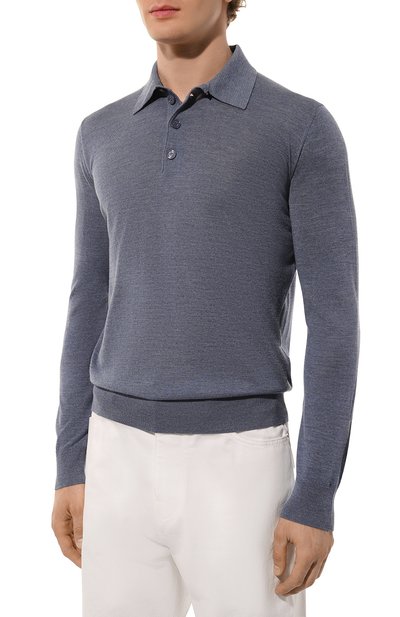 Шерстяное поло GIORGIO ARMANI, арт. 8NSF03/SM99Z, фото 3