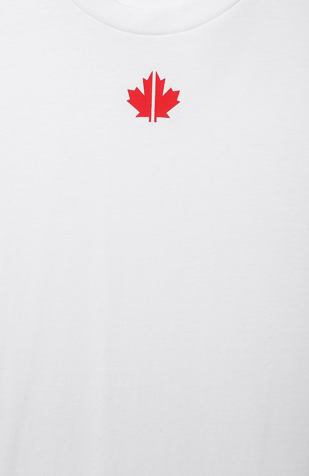 Хлопковая футболка DSQUARED2 белого цвета по цене 9950 руб., арт. DQ0666-D004G, фото 3 Хлопковая футболка DSQUARED2, арт. DQ0666-D004G, фото 3