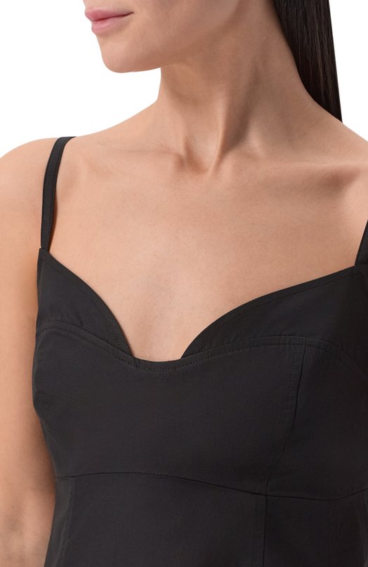 Хлопковое платье Co 4582LCSP-C0RE Чёрный  4582LCSP-C0RE Фото 4