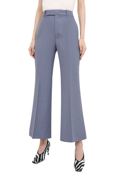 Брюки GUCCI синего цвета по цене 93600 руб., арт. 627868/Z798C, фото 3 Брюки GUCCI, арт. 627868/Z798C, фото 3