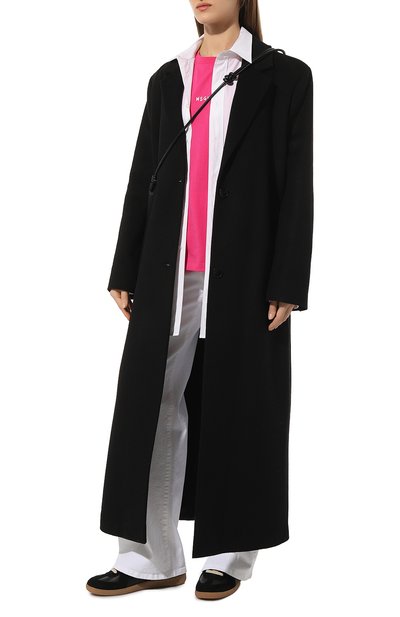 Хлопковая футболка MSGM, арт. 3641MDM550/247002, фото 2